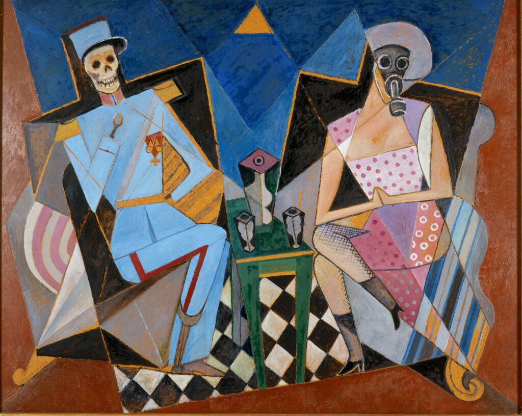 La mort et la femme par Marvna à l'exposition Le Paris de la modernité