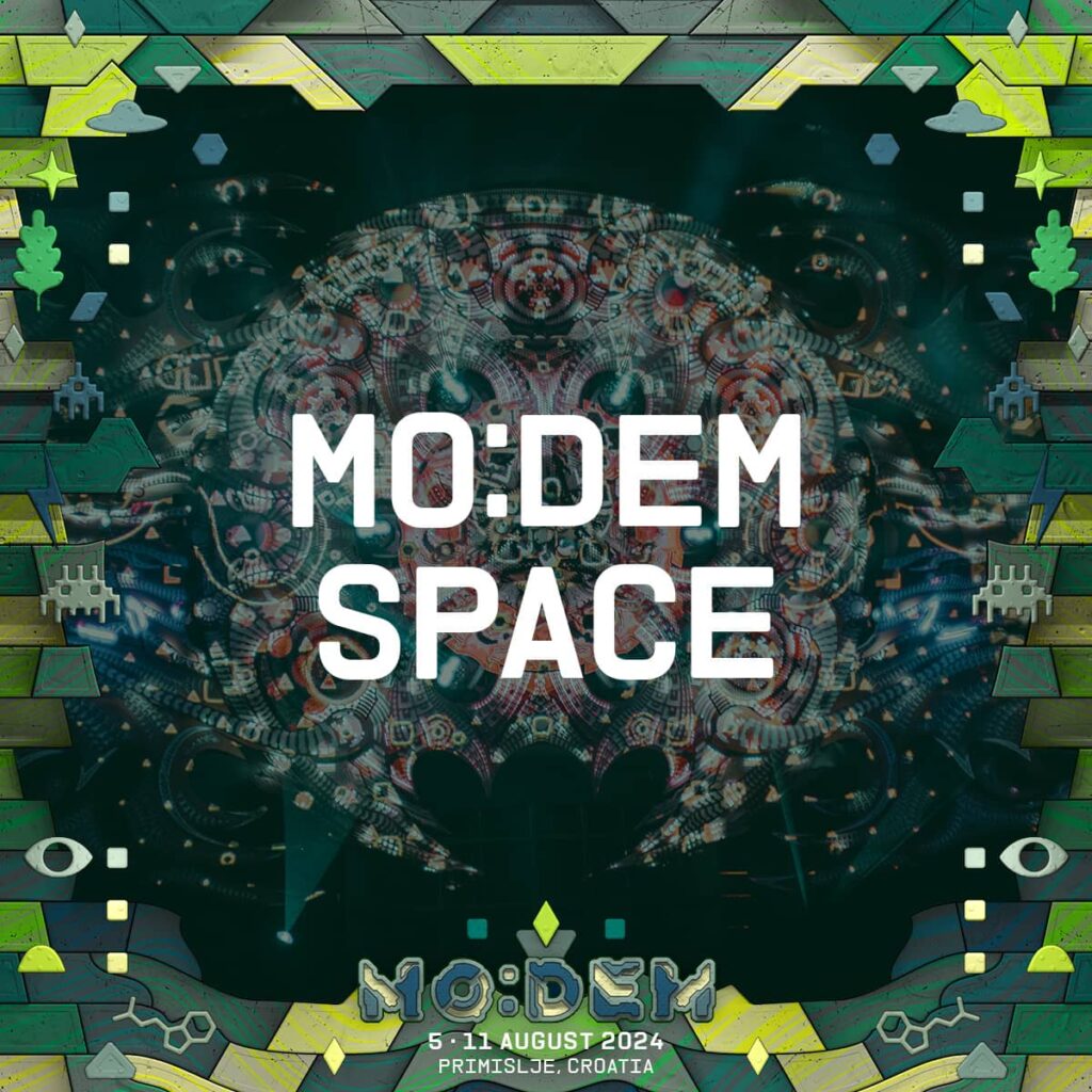 Affiche du festival "MO:DEM Space" 2024