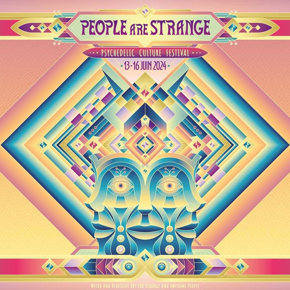 Affiche du festival "People are Strange" 2024