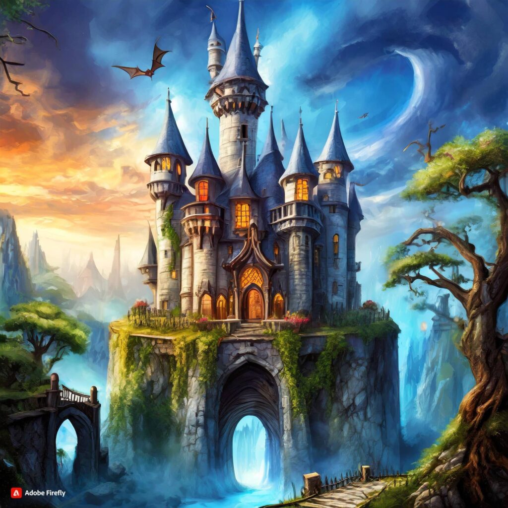 image d'un château ensorcelé