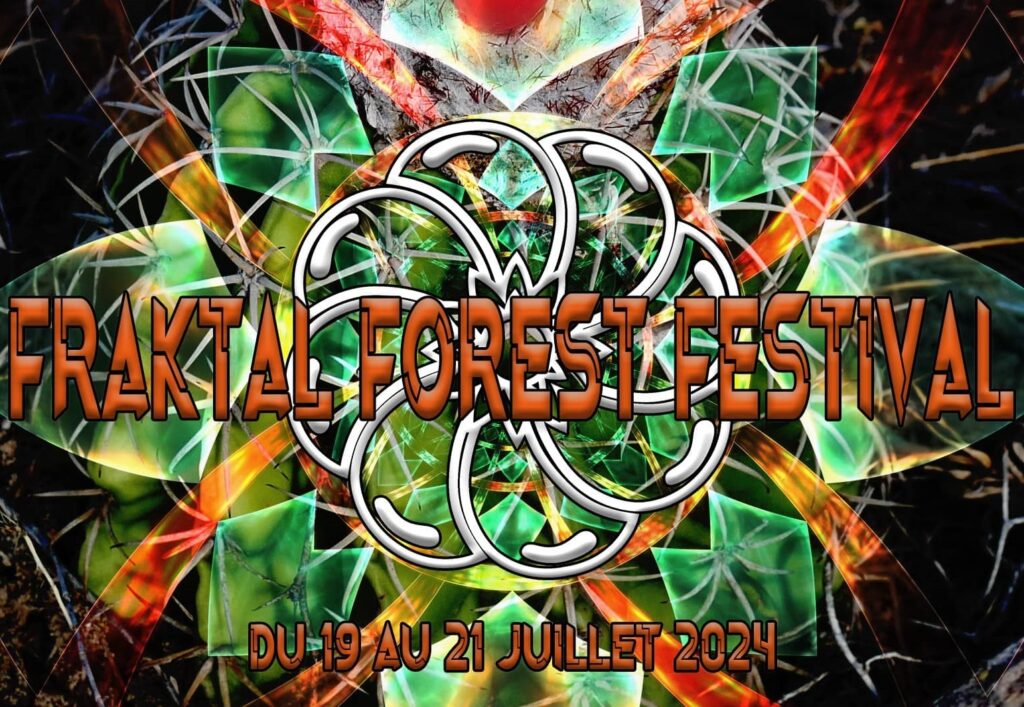 Affiche festival "Fraktal Forest Festival" 2024