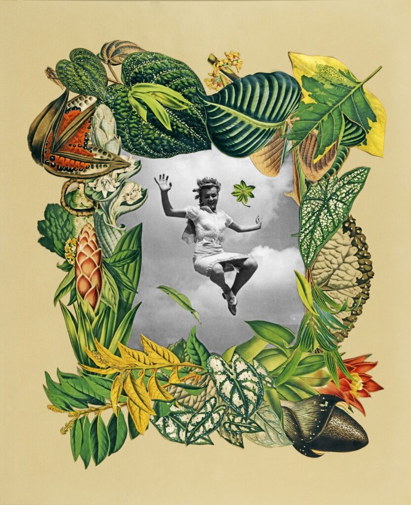 Jacques Prévert, Portrait de Janine, 1943 collage sur papier collection