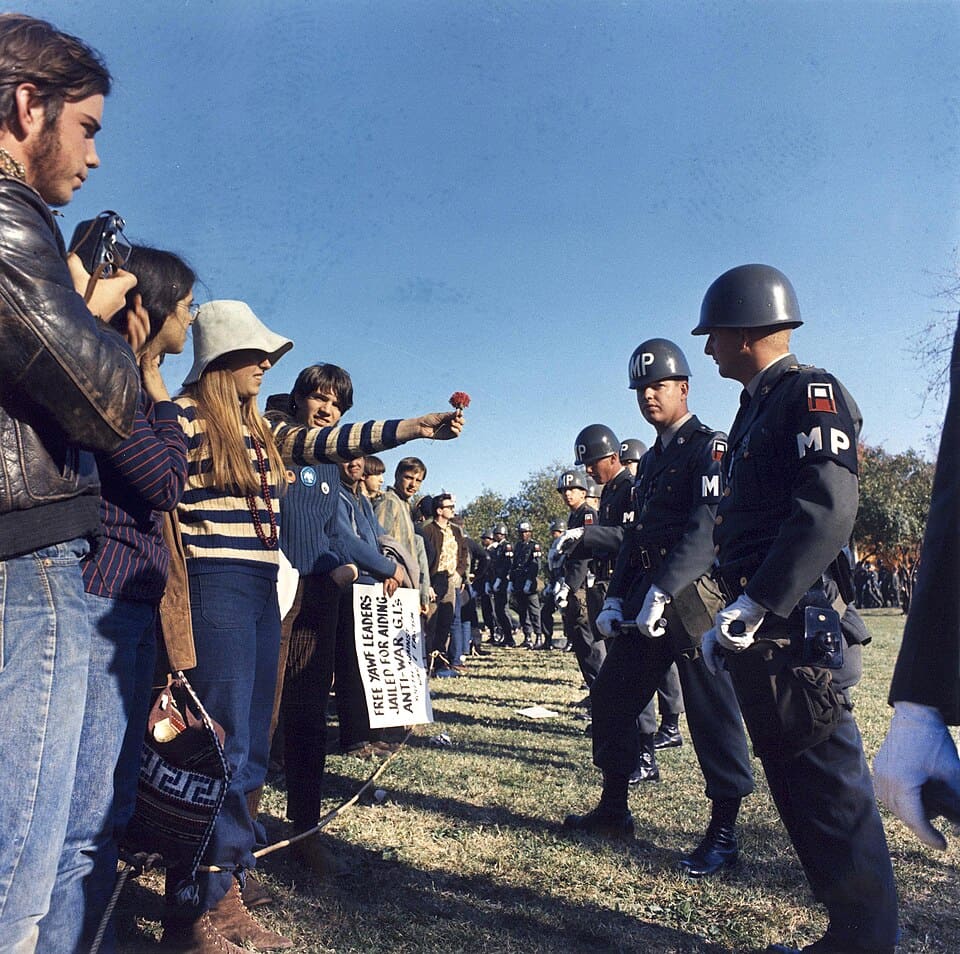 Flower Power, Virginia, USA, Oct. 1967 (Wikimedia Commons)