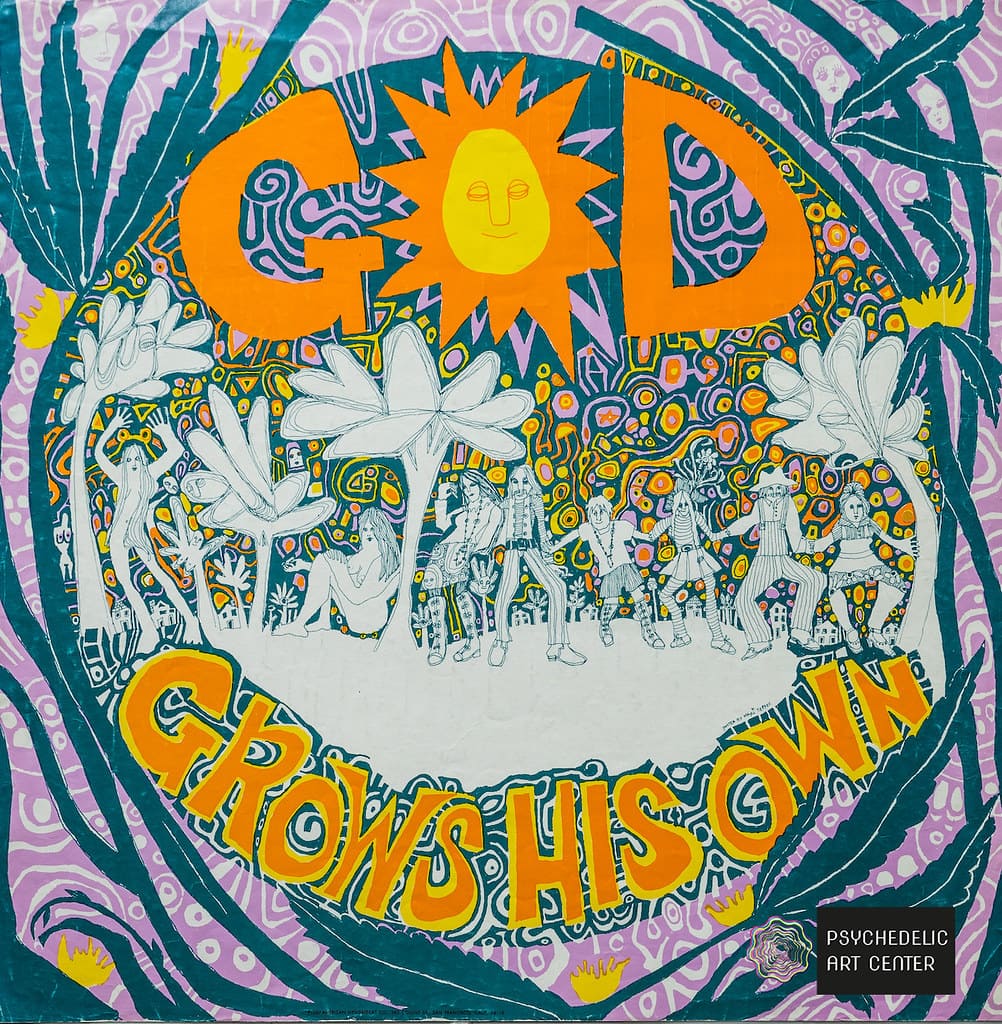 God grows his own, Mari Tepper, 1967, Etats-Unis, 56,1 x 56,2 cm, Poster (Collection Elalouf)