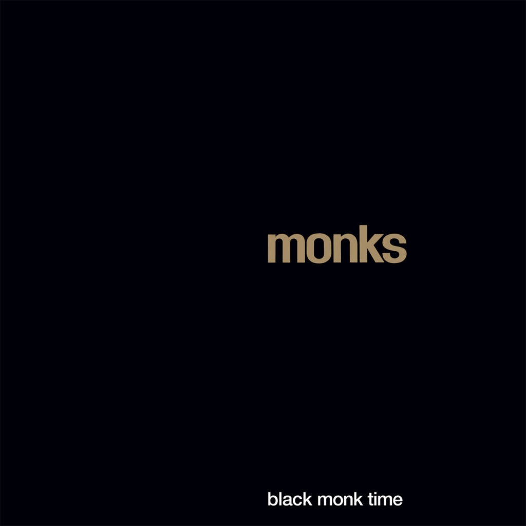 Pochette d'album Black Monk Time du groupe The Monks (1966)
