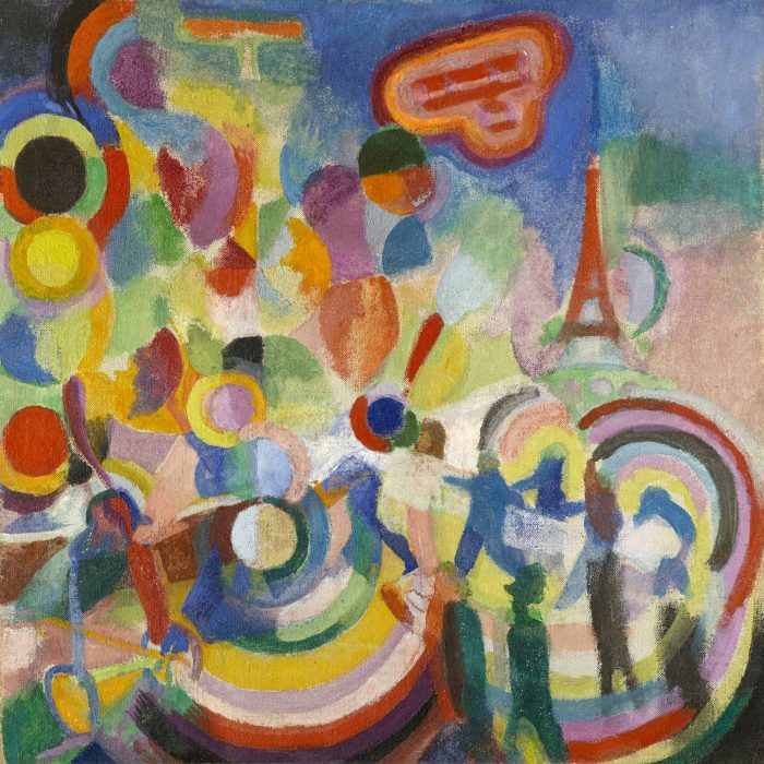 Hommage à Blériot par Robert Delaunay, à l'exposition Le Paris de la modernité